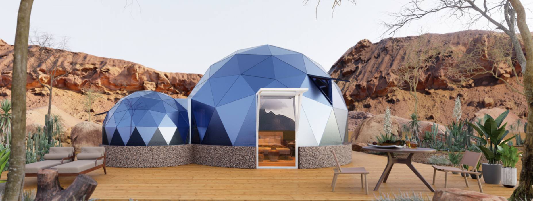 李沧区球形智能光伏玻璃星空房